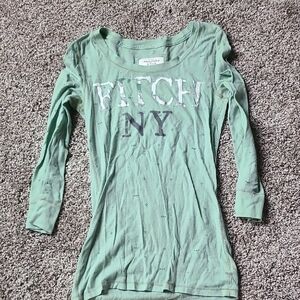 Abercrombie & Fitch Sage Green Tee